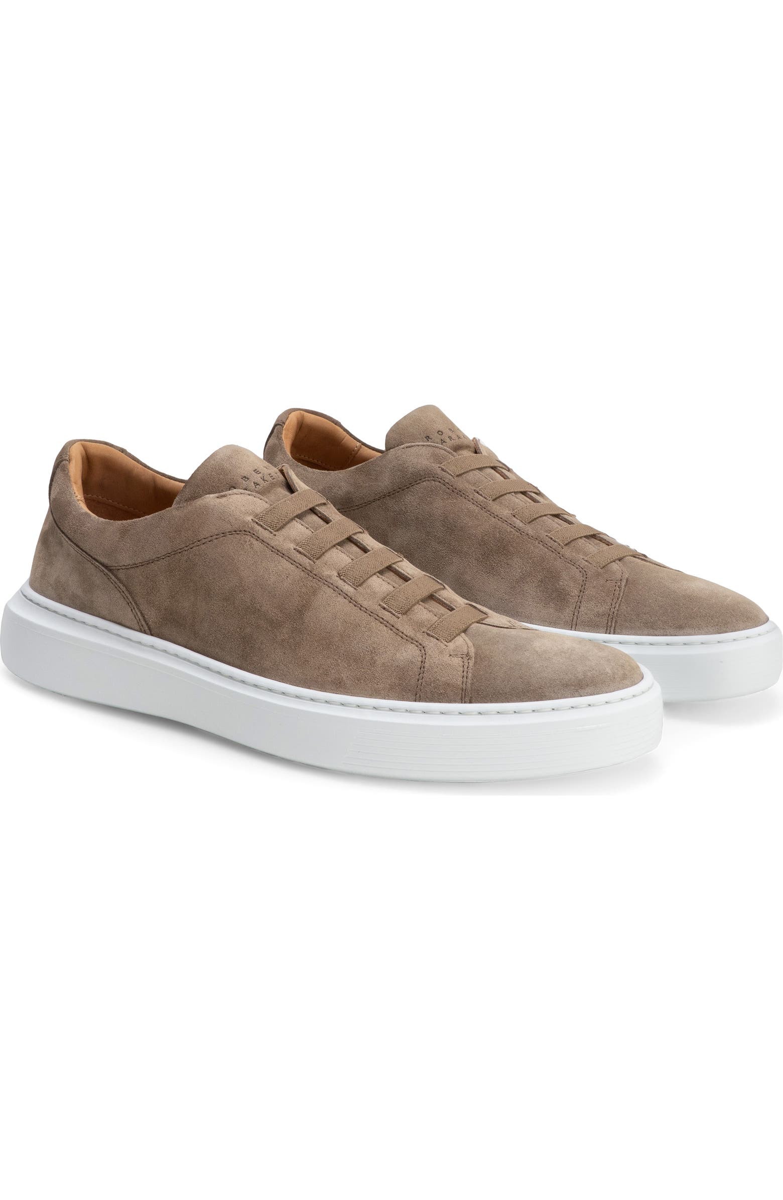 Robert Barakett Williams Stretch Lace Suede Sneaker